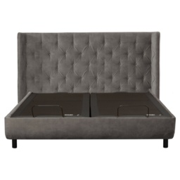 Tempur Ergo Smart Base Adjustable Bed - King - 150cm x 200cm - Dark Green - Vertical Headboard - thumbnail 1