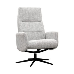 G Plan Riba Manual Recliner Chair and Stool Set - Fabric Grade B - Black Base - thumbnail 7