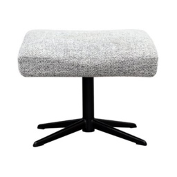 G Plan Riba Manual Recliner Chair and Stool Set - Fabric Grade B - Black Base - thumbnail 6