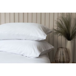 Belledorm Bamboo Pillowcase Pair - White - thumbnail 2