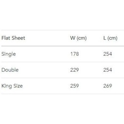 Belledorm 200 Count Flat Sheet - Apple - Single - thumbnail 2