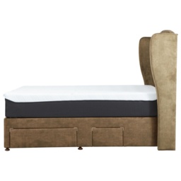 Tempur Suffolk Divan Base - King - 150cm x 200cm - No Drawers - Soho Green - thumbnail 3