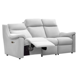 Parker Knoll Arizona 3 Seater Power Recliner Sofa - Leather Grade M - Power Plus Recliner - With Heated Seats - thumbnail 3