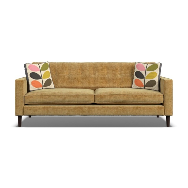 Orla Kiely Ebben Large Fabric Sofa - Premium Plain Fabric - image 1