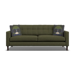 Orla Kiely Ebben Large Fabric Sofa - Premium Plain Fabric - thumbnail 2