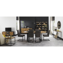 Vancouver Rustic Oak 190cm/240cm Extending Dining Table - thumbnail 2