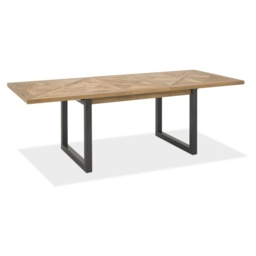 Vancouver Rustic Oak 190cm/240cm Extending Dining Table - thumbnail 4