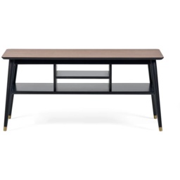 Julian Bowen Findlay Media Unit - Walnut and Black - thumbnail 2