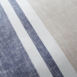 Catherine Lansfield Textured Banded Stripe Blue Duvet Set - King - thumbnail 3