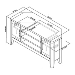 Jasper Oak Corner Entertainment/TV Unit - thumbnail 6