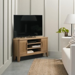 Jasper Oak Corner Entertainment/TV Unit - thumbnail 5