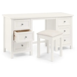 Julian Bowen Maine Dressing Table - Surf White - thumbnail 3