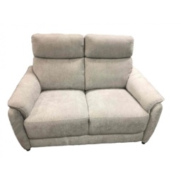 Auckland 2 Seater Recliner Sofa in Fabric - 2 Power Recliners - thumbnail 1