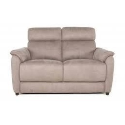 Auckland 2 Seater Recliner Sofa in Fabric - 2 Power Recliners - thumbnail 2