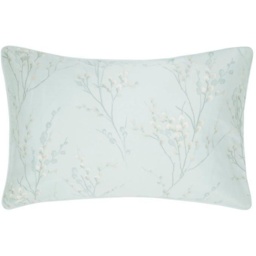 Laura Ashley Pussy Willow Duck Egg Pillowcase Pair - thumbnail 1