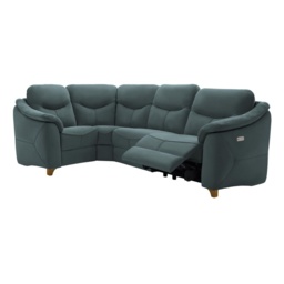 G Plan Jackson 4 Seater Recliner Corner Sofa - Leather Grade H - Manual LHF - thumbnail 2