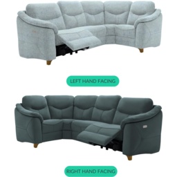 G Plan Jackson 4 Seater Recliner Corner Sofa - Leather Grade H - Manual LHF - thumbnail 3