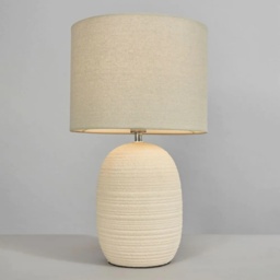 BHS Heath Ceramic Beehive Table Lamp - Cream - thumbnail 2