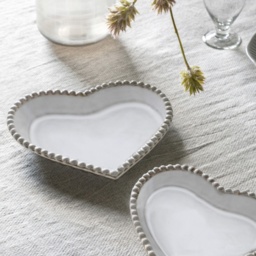 Beaded Heart Plates Set of 3 - thumbnail 2