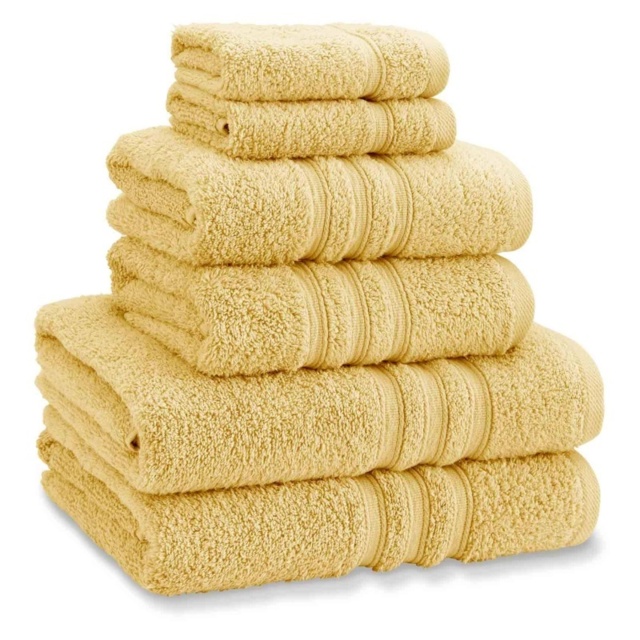 Catherine Lansfield Zero Twist Towel - Ochre - Bath