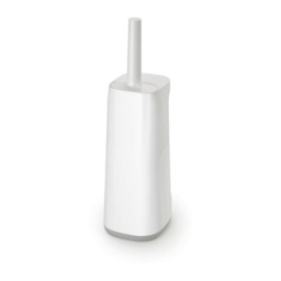 Joseph Joseph Flex Toilet Brush With Storage Bay - WHITE/GREY - 13cm x 14.9cm x 45.7cm - thumbnail 3