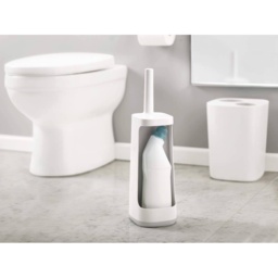 Joseph Joseph Flex Toilet Brush With Storage Bay - WHITE/GREY - 13cm x 14.9cm x 45.7cm - thumbnail 6
