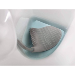 Joseph Joseph Flex Toilet Brush With Storage Bay - WHITE/GREY - 13cm x 14.9cm x 45.7cm - thumbnail 5