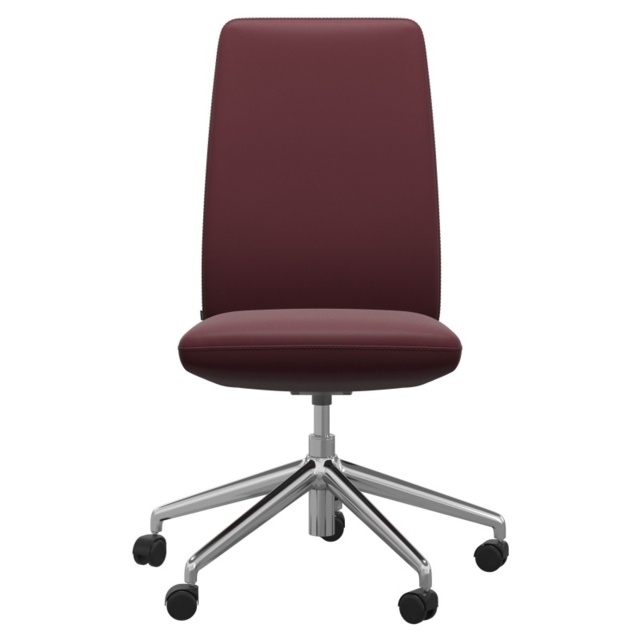 Stressless Vanilla High Back Home Office Chair - Fabric - image 1
