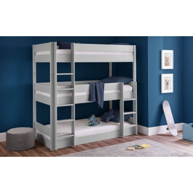 Julian Bowen Trio Bunk Bed - Anthracite - image 1