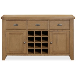 Juniper Wide Sideboard - Smoked Oak - thumbnail 4