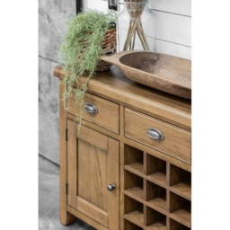 Juniper Wide Sideboard - Smoked Oak - thumbnail 7
