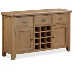 Juniper Wide Sideboard - Smoked Oak - thumbnail 2