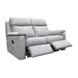 G Plan Ellis 2 Seater Recliner Sofa - Electric with Headrest and Lumbar Support - Fabric Grade A - thumbnail 2