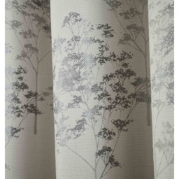 Curtina Elmwood Curtains - Silver - 66x90 - thumbnail 2