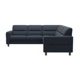Stressless Fiona Leather 5 Seater Corner Sofa 2 Seats 2.5 Seats - Batick Leather - 2 x Steel Arms - thumbnail 2
