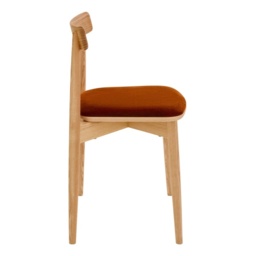Ercol Upholstered Lara Dining Chair - Fabric Grade U - thumbnail 3
