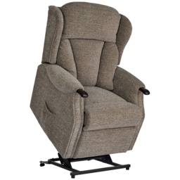 Celebrity Canterbury Grande Rise and Recliner Chair - Standard Fabric - Dual Motor and Adjustable Headrest - With Knuckles