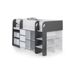 Julian Bowen Saturn Midsleeper Cabin Bed With Desk and Storage - thumbnail 6