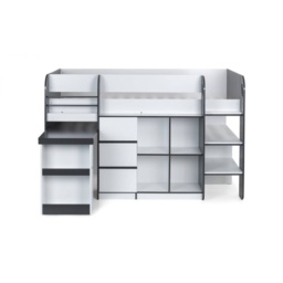 Julian Bowen Saturn Midsleeper Cabin Bed With Desk and Storage - thumbnail 2