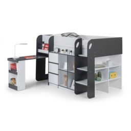 Julian Bowen Saturn Midsleeper Cabin Bed With Desk and Storage - thumbnail 3