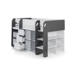 Julian Bowen Saturn Midsleeper Cabin Bed With Desk and Storage - thumbnail 5