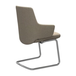Stressless Vanilla Low Back D400 Dining Chair With Arms - Fabric - thumbnail 4