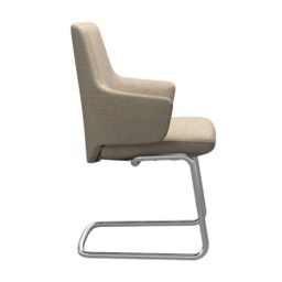 Stressless Vanilla Low Back D400 Dining Chair With Arms - Fabric - thumbnail 2