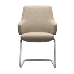 Stressless Vanilla Low Back D400 Dining Chair With Arms - Fabric - thumbnail 1