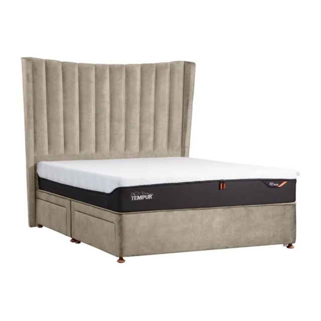 Tempur Suffolk Divan Base - King - 150cm x 200cm - Ottoman - Soho Copper - image 1