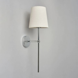 BHS USB-C Rechargeable Shaded Wall Light - Chrome - thumbnail 3