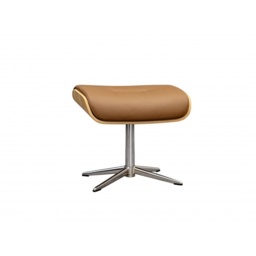 G Plan Skara Manual Recliner Chair and Stool Set - Fabric Grade B - Light Wood - Black Base - thumbnail 5