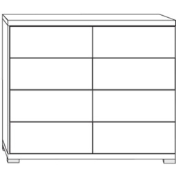 Wiemann Cambridge 8 Drawer Chest - Finish - thumbnail 2