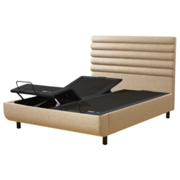 Tempur Ergo Smart Base Adjustable Bed - King - 150cm x 200cm - Stone - Vectra Headboard - thumbnail 4