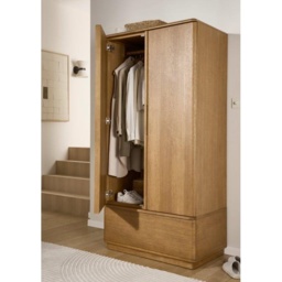 Colorado 2 Door 1 Drawer Wardrobe - thumbnail 2